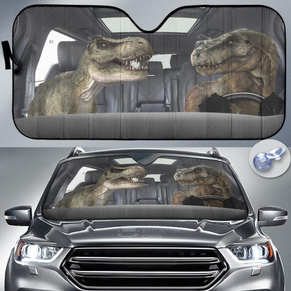 Dinosaur T- Rex Car Sun Shade