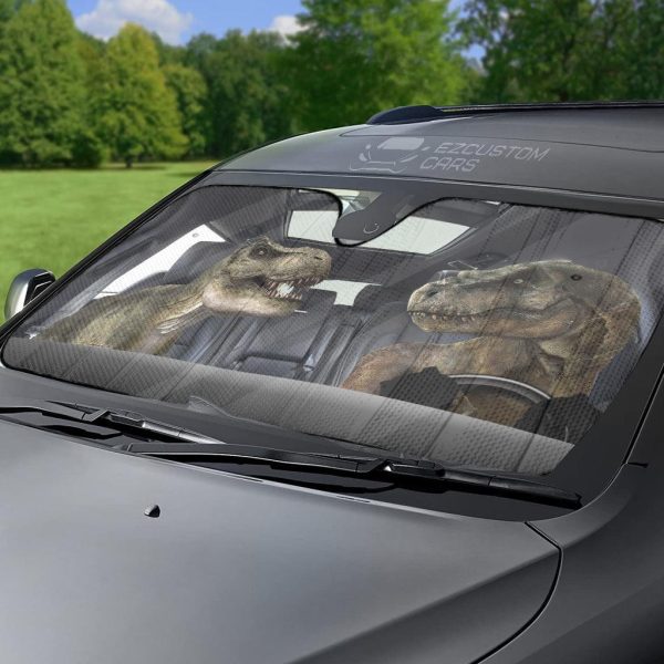 dinosaur t rex car sun shade m2oxb