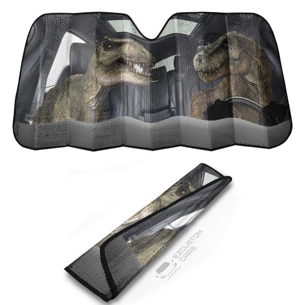 Dinosaur T- Rex Car Sun Shade