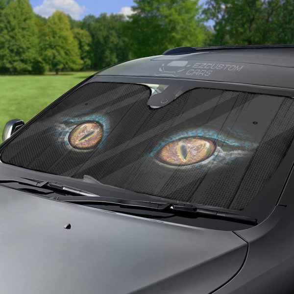 dinosaur velociraptor car sun shade jlhob