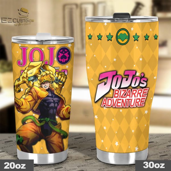 dio brando tumbler personalized jjba custom travel tumblers bozng