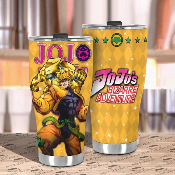 dio brando tumbler personalized jjba custom travel tumblers xrfxz