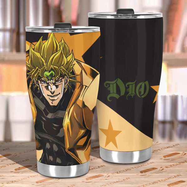 dio car tumbler cup custom anime jojos bizarre adventure car accessories 2lg6i