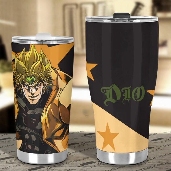 dio car tumbler cup custom anime jojos bizarre adventure car accessories cttke