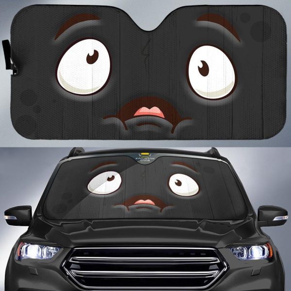 Docile Cartoon Eyes Car Sun Shade Custom Car Accessories