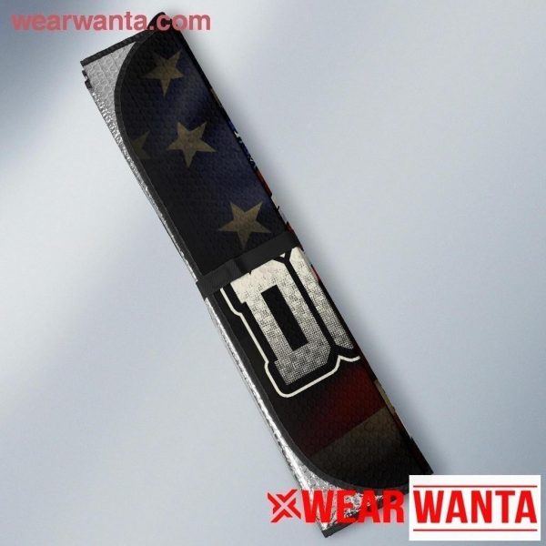 dont mess with me eagle american flag auto sun shade x2ehh