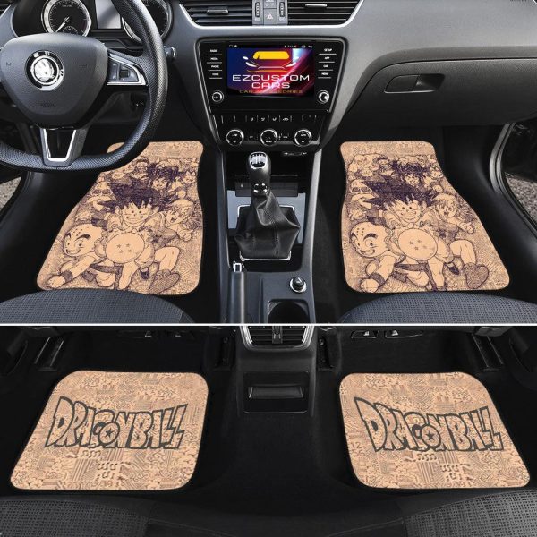 dragon ball car floor mats anime car accessories mix manga vfn3o