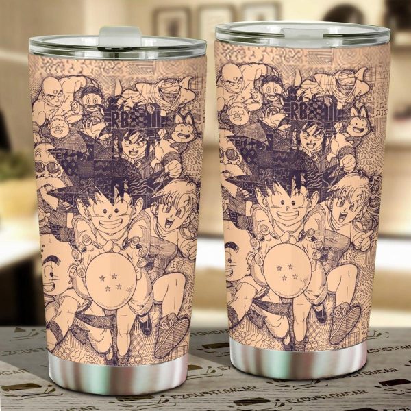 Dragon Ball Z Car Accessories Anime Car Tumbler Cup Dragon Ball Characters