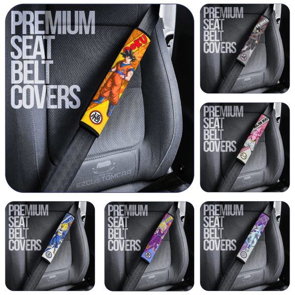 Dragon Ball Custom Car Seat Belt Covers – Perfect Accessory For Anime Fans!