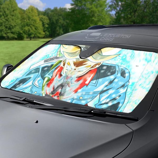 Dragon Ball Super Car Sun Shade Anime Car Accessories Future Trunks