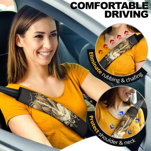 Dragon Ball Z Anime Seat Belt Covers Anime Car Accessories Goku