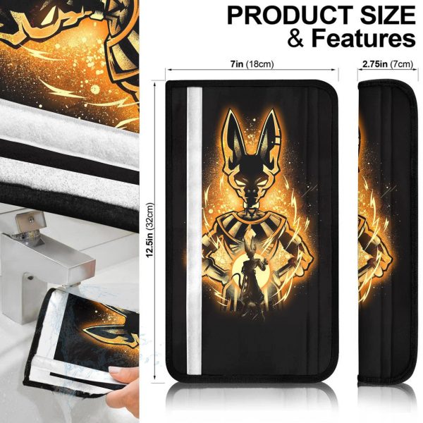 dragon ball z anime seat belt covers anime car accessories golden beerus lnqmf