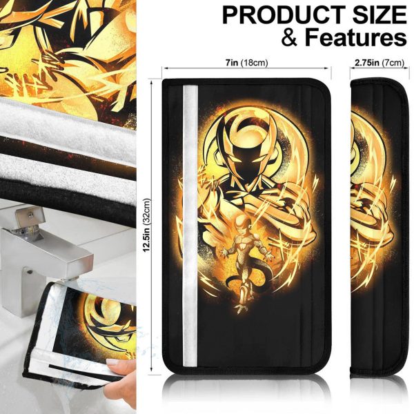 dragon ball z anime seat belt covers anime car accessories golden fieza ibidk