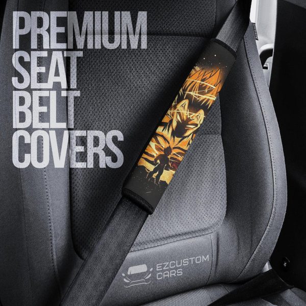 dragon ball z anime seat belt covers anime car accessories golden vegeta dxxtl