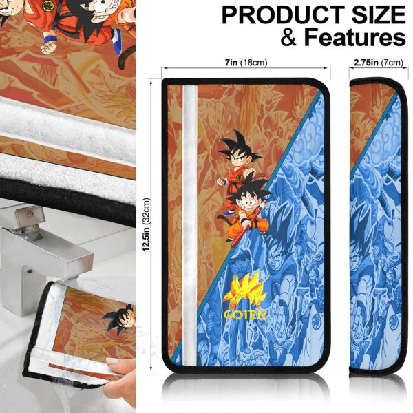 dragon ball z anime seat belt covers anime car accessories goten maijv