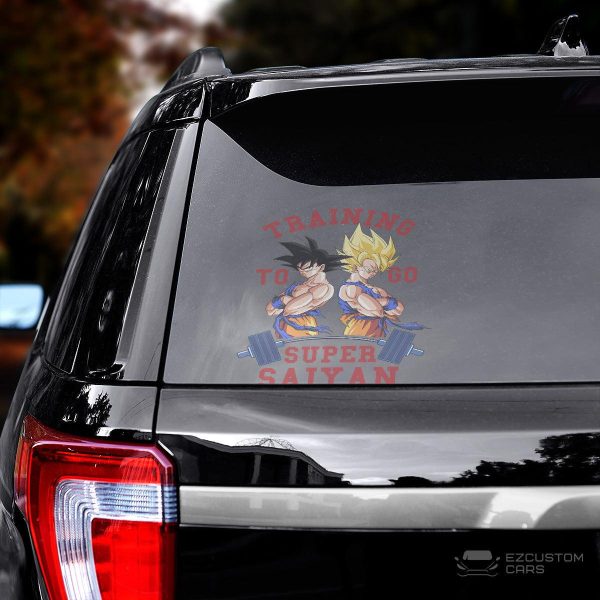 dragon ball z car accessories anime car sticker training to go super saiyan 5ijgl