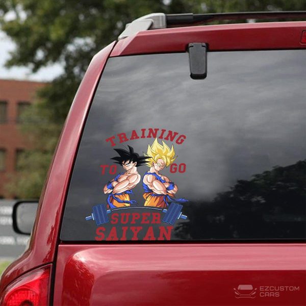 Dragon Ball Z Car Accessories Anime Car Sticker Training to go Super Saiyan