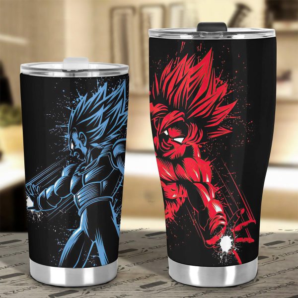 dragon ball z car accessories anime car tumbler cup goku blue x red o82ki