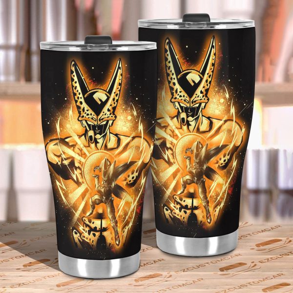 dragon ball z car accessories anime car tumbler cup golden cell y8rzr