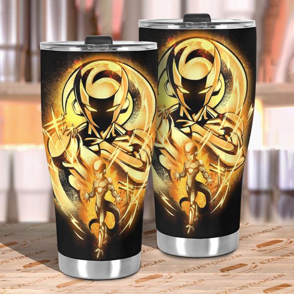 dragon ball z car accessories anime car tumbler cup golden fieza iy8ls