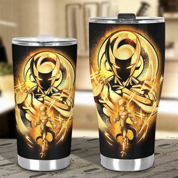 dragon ball z car accessories anime car tumbler cup golden fieza sbftw