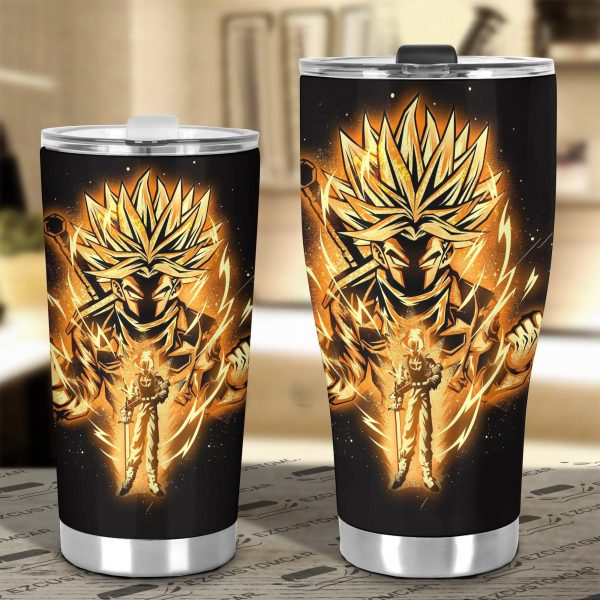 dragon ball z car accessories anime car tumbler cup golden trunks pyr4c
