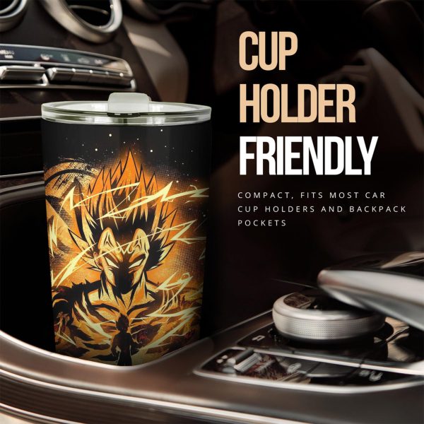 dragon ball z car accessories anime car tumbler cup golden vegeta hhw6g