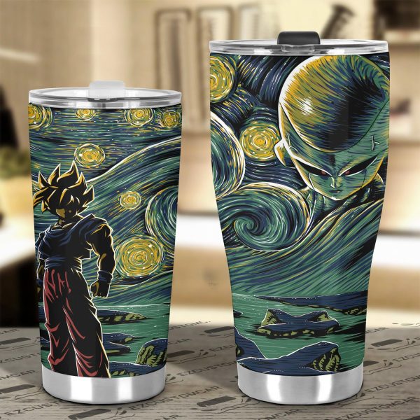 dragon ball z car accessories anime car tumbler cup starry night goku u5adr