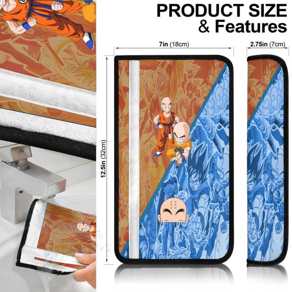 dragon ball z car accessories anime seat belt covers krillin ewp9e