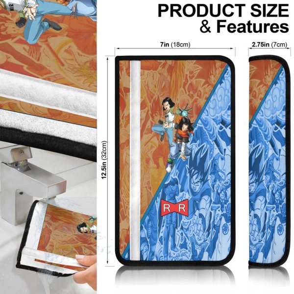 dragon ball z car accessories anime seat belt coversandroid 17 drnjg