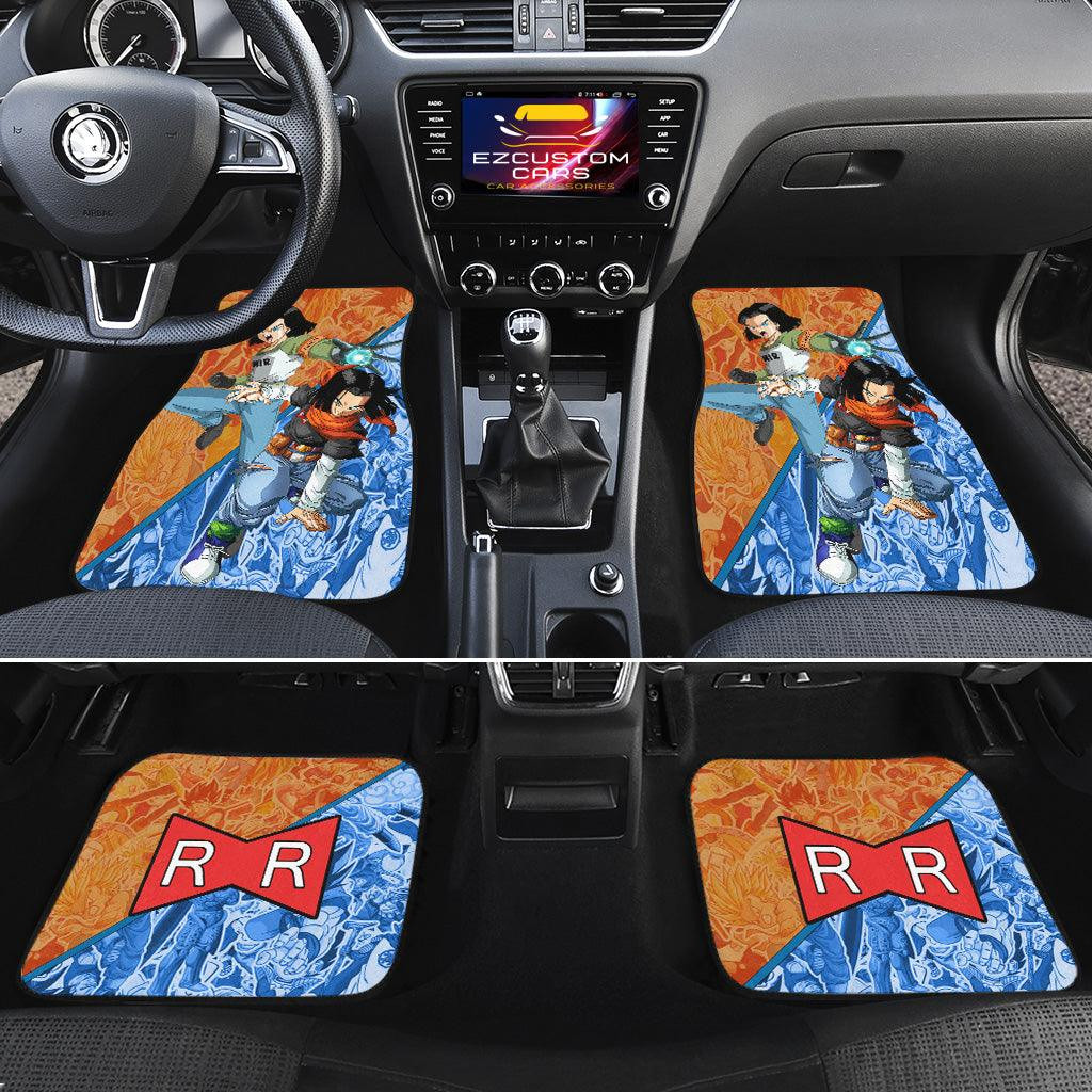 Dragon Ball Z Car Floor Mats Anime Car Accessories Android 17 Dragon Ball Z Car Floor Mats Anime Car Accessories Android 17
