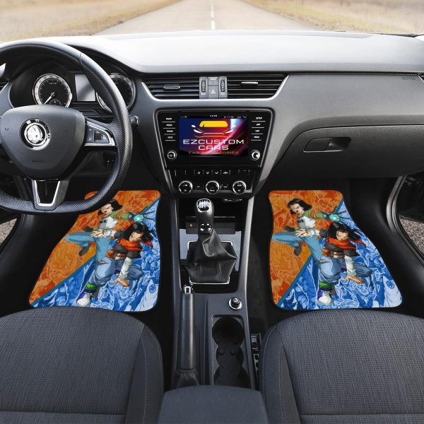 Dragon Ball Z Car Floor Mats Anime Car Accessories Android 17 3 dragon ball z car floor mats anime car accessories android 17 dtmbn