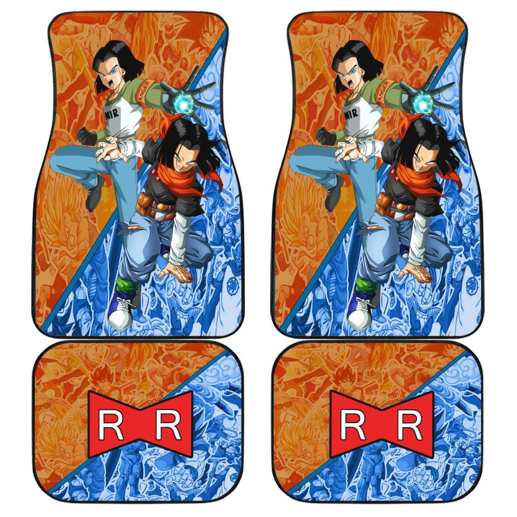Dragon Ball Z Car Floor Mats Anime Car Accessories Android 17 Dragon Ball Z Car Floor Mats Anime Car Accessories Android 17