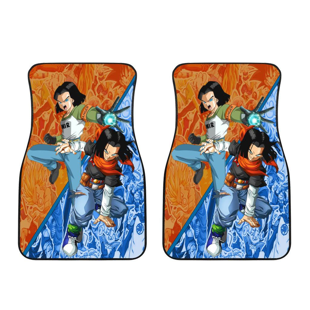 Dragon Ball Z Car Floor Mats Anime Car Accessories Android 17 Dragon Ball Z Car Floor Mats Anime Car Accessories Android 17