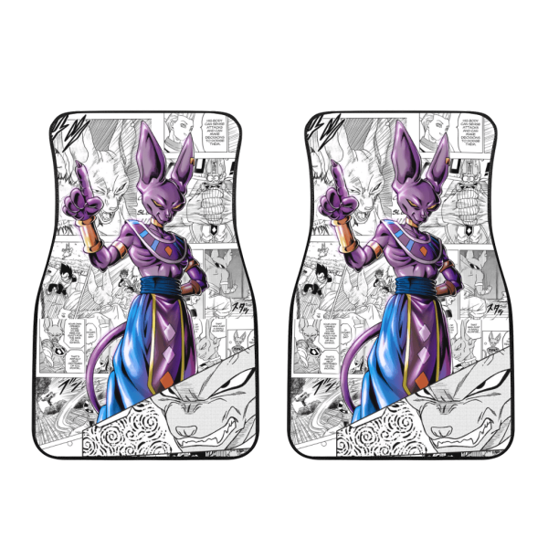 dragon ball z car floor mats anime car accessories beerus mix manga iais3