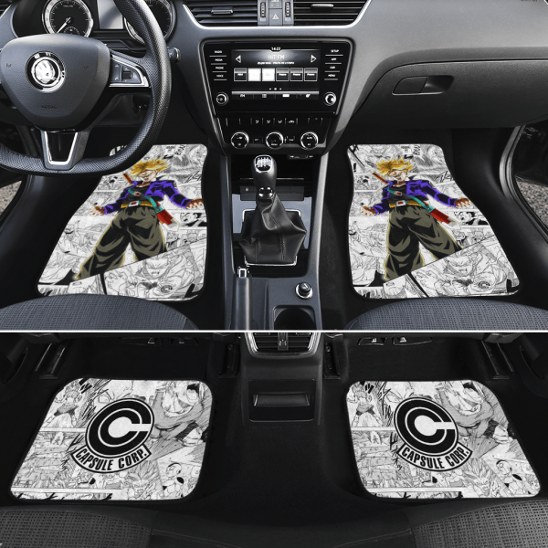 Dragon Ball Z Car Floor Mats Anime Car Accessories Future Trunks Mix Manga 2 dragon ball z car floor mats anime car accessories future trunks mix manga dvhq1