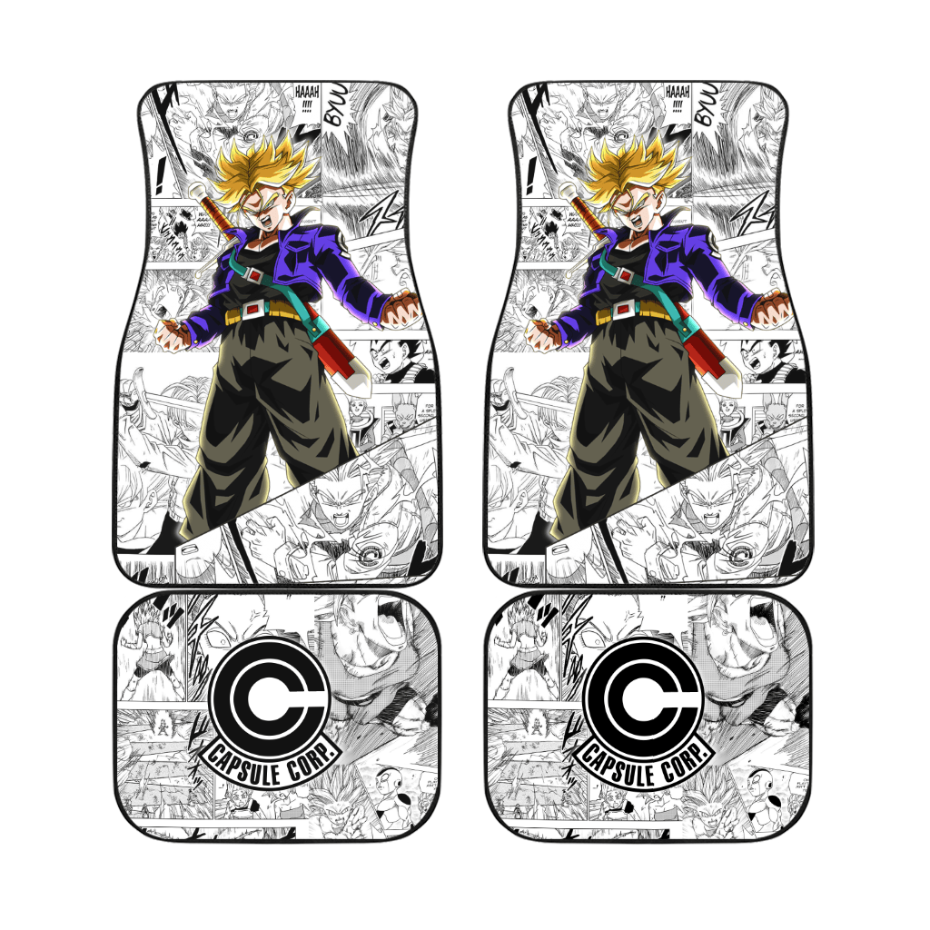 Dragon Ball Z Car Floor Mats Anime Car Accessories Future Trunks Mix Manga Dragon Ball Z Car Floor Mats Anime Car Accessories Future Trunks Mix Manga