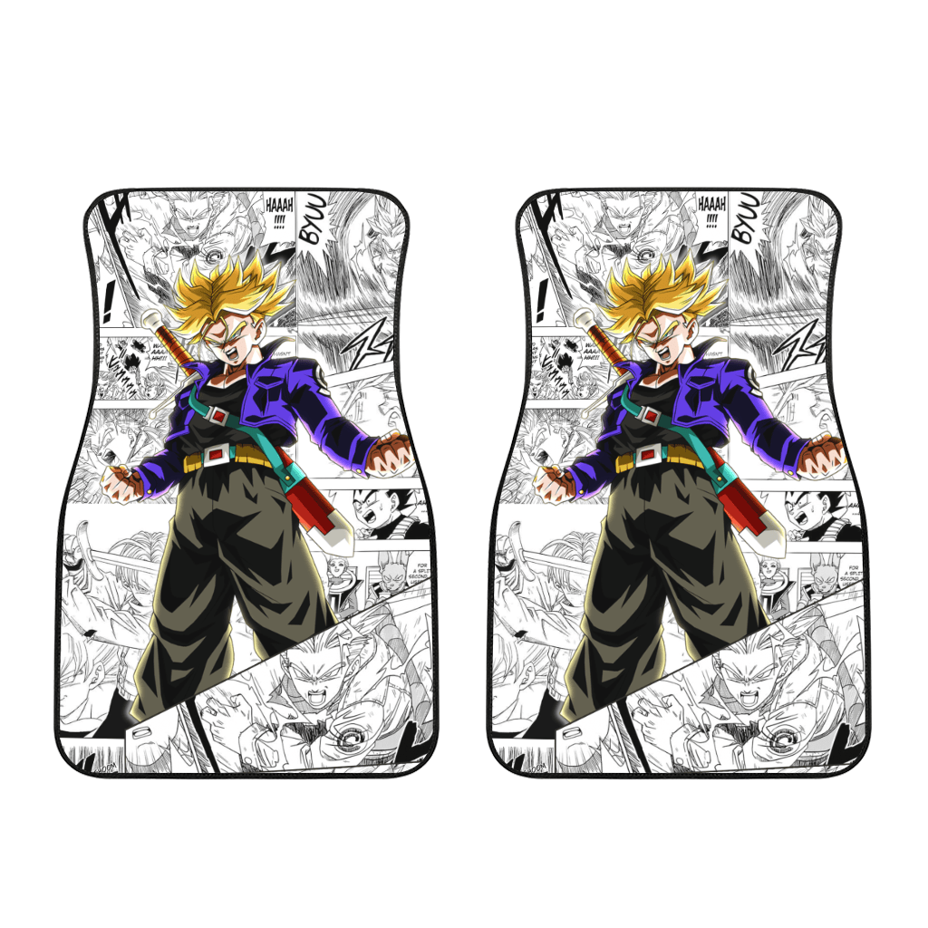 Dragon Ball Z Car Floor Mats Anime Car Accessories Future Trunks Mix Manga Dragon Ball Z Car Floor Mats Anime Car Accessories Future Trunks Mix Manga
