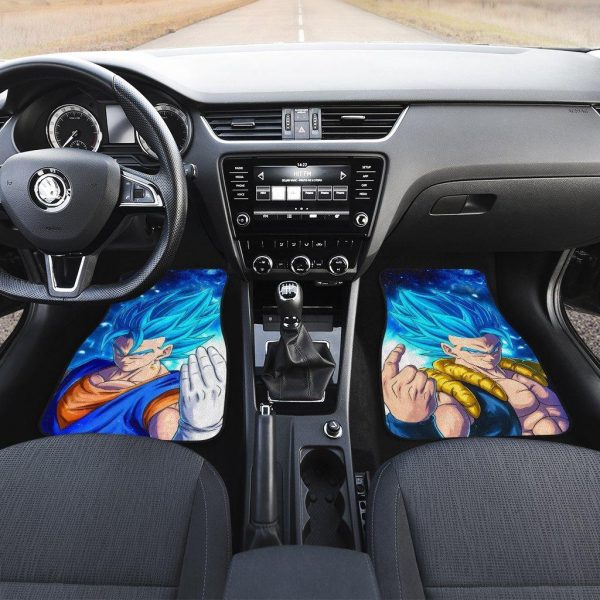 Dragon Ball Z Car Floor Mats Anime Car Accessories Vegito and Gogeta Blue Saiyan