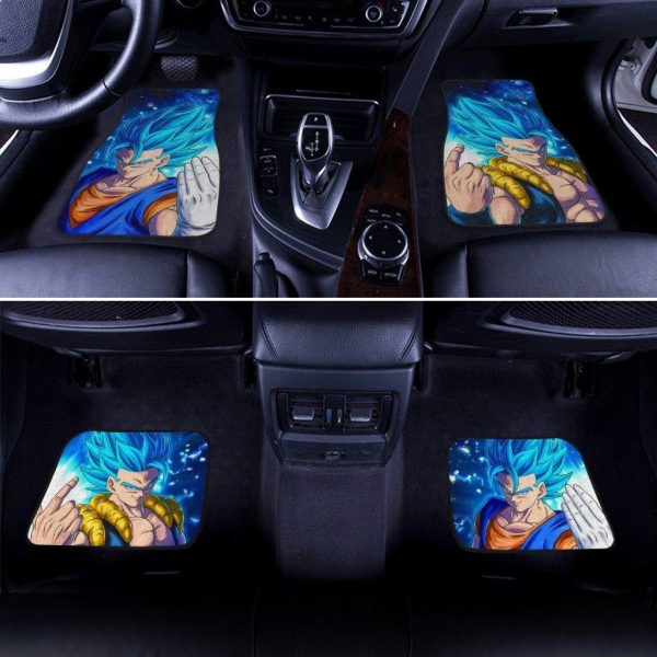 Dragon Ball Z Car Floor Mats Anime Car Accessories Vegito and Gogeta Blue Saiyan