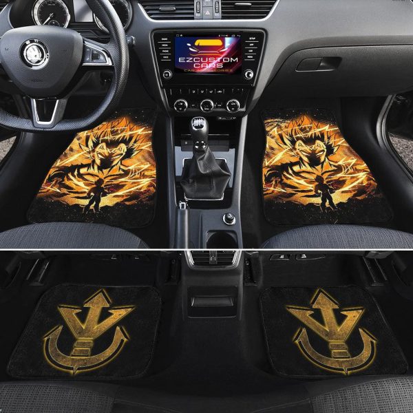 dragon ball z car floor mats golden vegeta vrk0x