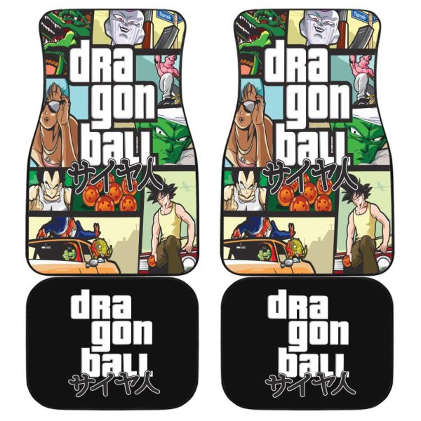 Dragon Ball Z Car Floor Mats Anime Car Accessories Android 17