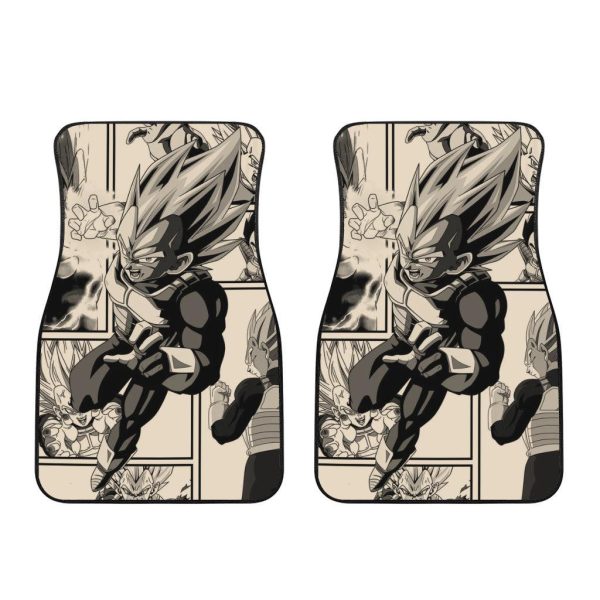 Dragon Ball Z Car Floor Mats Vegeta Mix Manga DBZ
