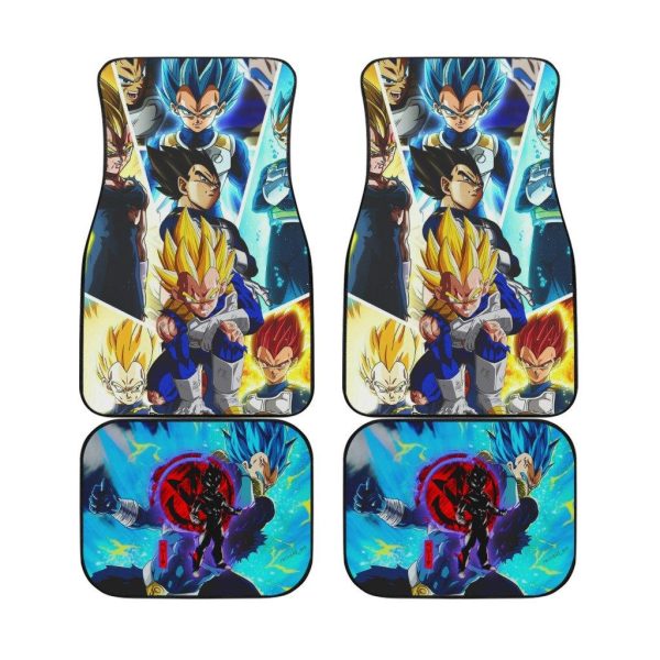 Dragon Ball Z Car Floor Mats Vegeta Mix Manga