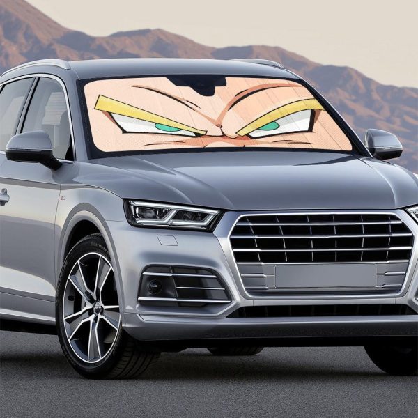 Dragon Ball Z Car Sun Shade Anime Car Accessories Super Saiyan 2