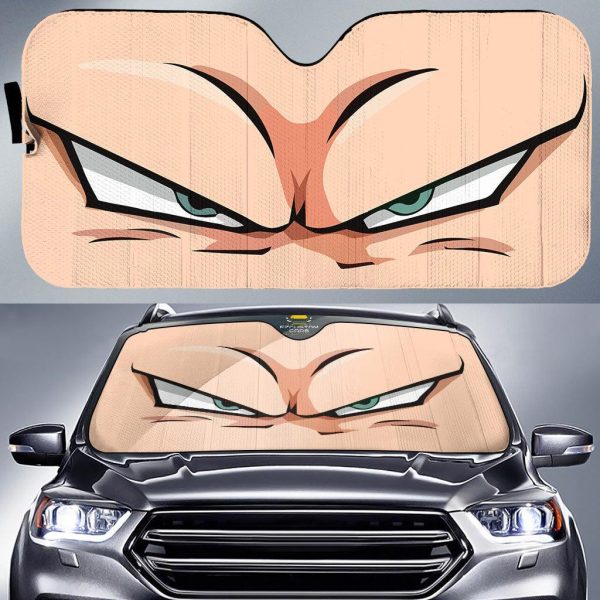 Vegeta Saiyan Blue Car Sunshade Anime DBZ Car Accessories