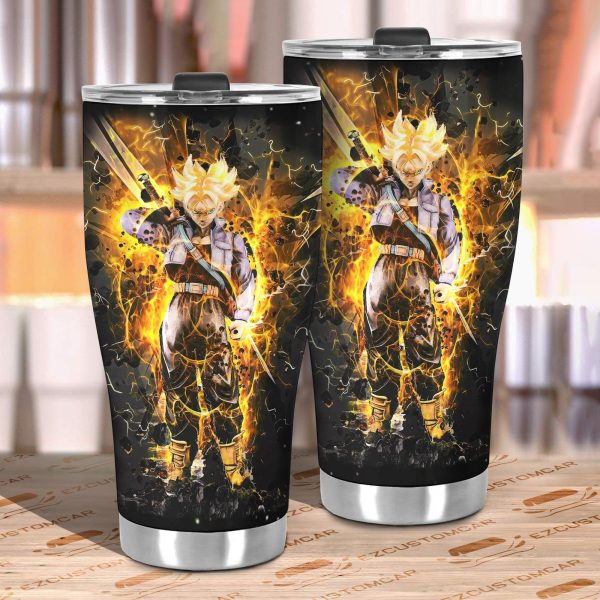 dragon ball z future trunks car accessories anime car tumbler cup dazud