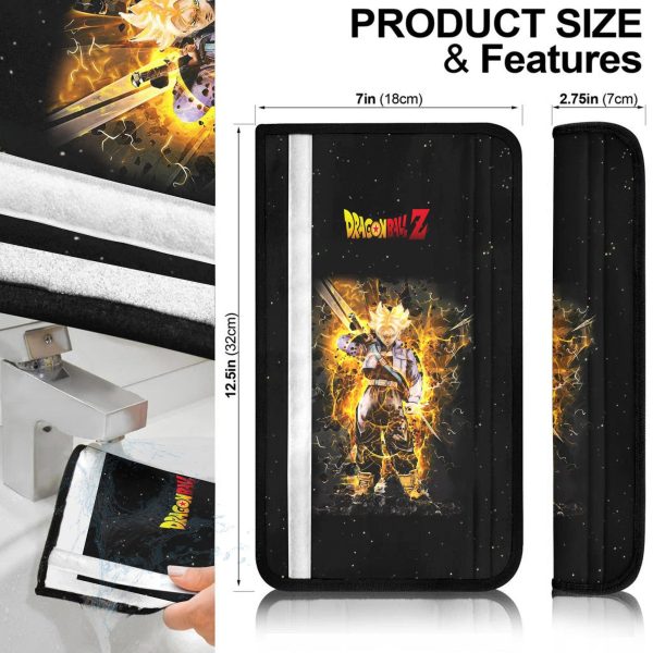 dragon ball z future trunks car accessories anime seat belt cover 8vemn