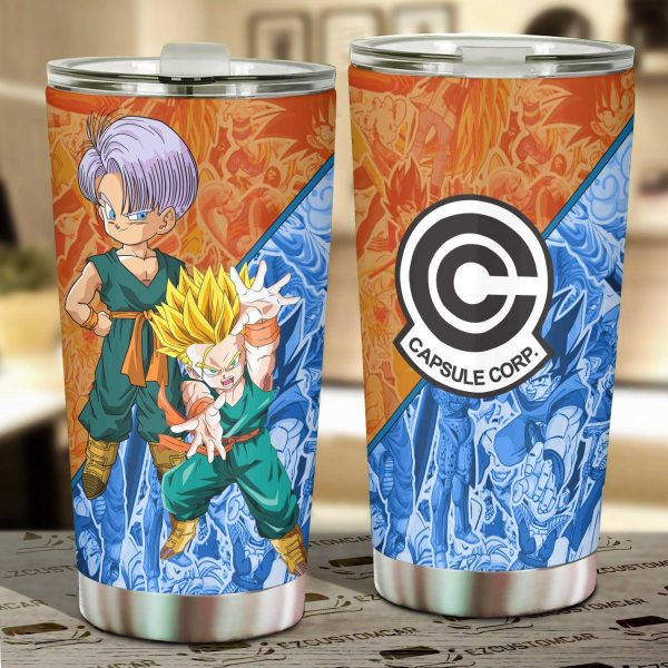 Dragon Ball Z Car Accessories Anime Car Tumbler Cup Golden Trunks