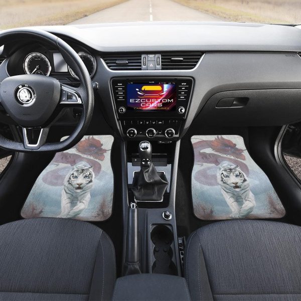 dragon x tiger car floor mats custom tiger car accessories 06pl3